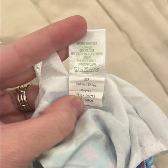Little Lilly Pulitzer “Lilly’s House” Blue Floral Maxi Dress